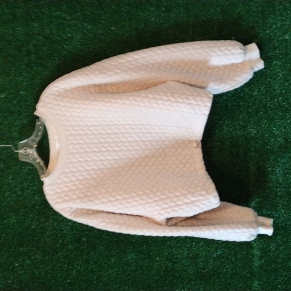 Revolve Goldie cropped top long sleeve quilted top - Picture 1 of 4